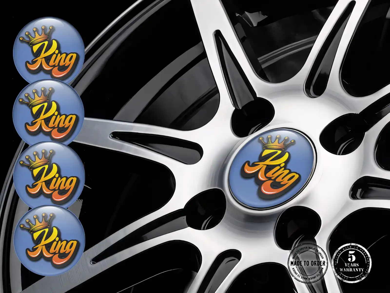 Silicone stickers Superior Finish Sleek Dome Labels